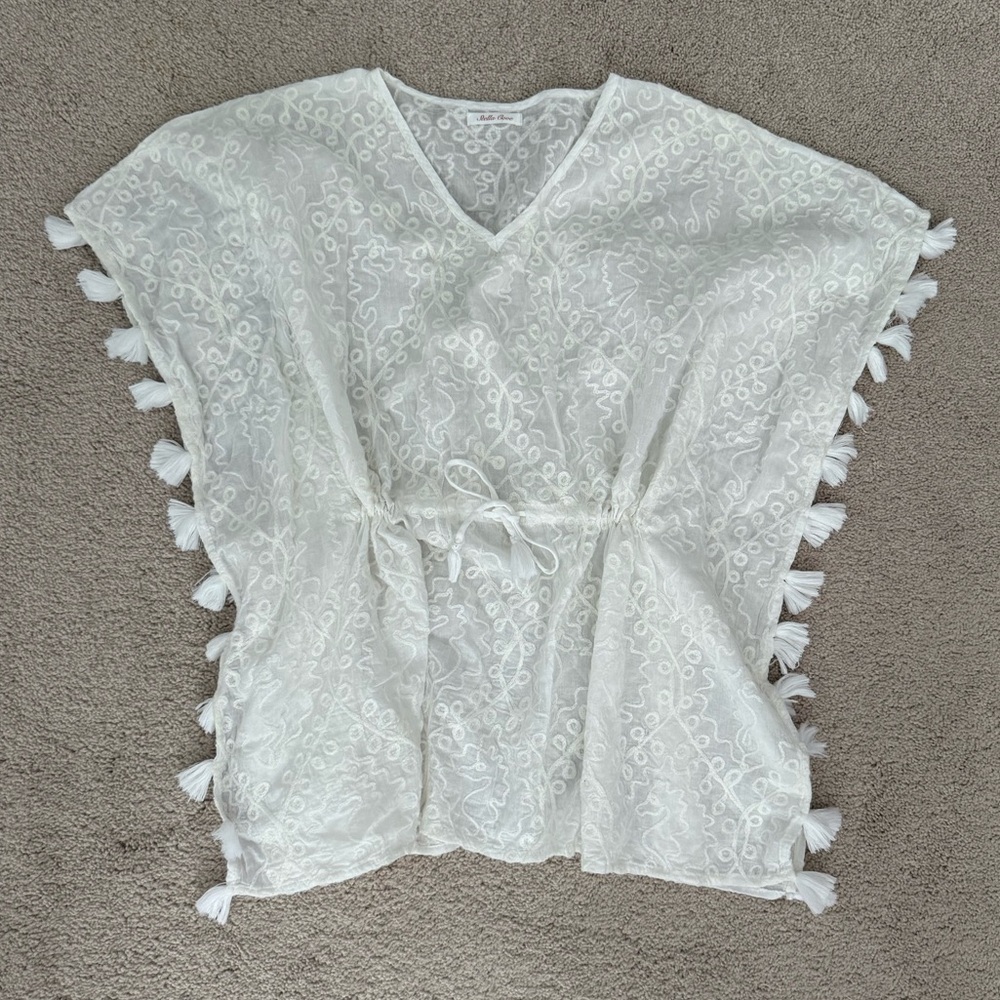 Stella Cove White Kids Swim Coverup